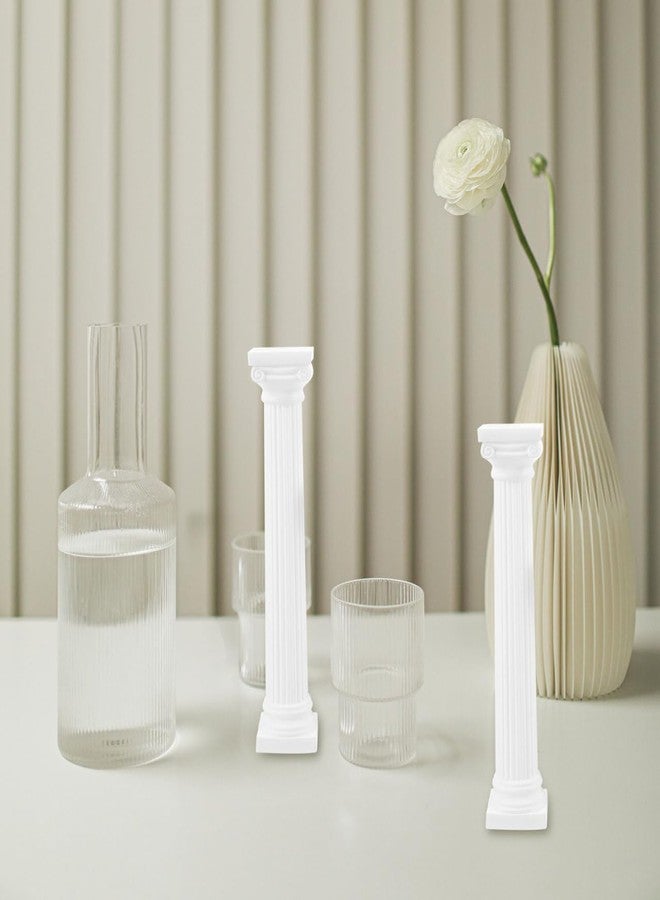 OFFSCH Roman Column Decorating Set of 6 - White Mini Columns for Home Decoration Photography Props and DIY Projects - Nordic Classic Design - Image 5